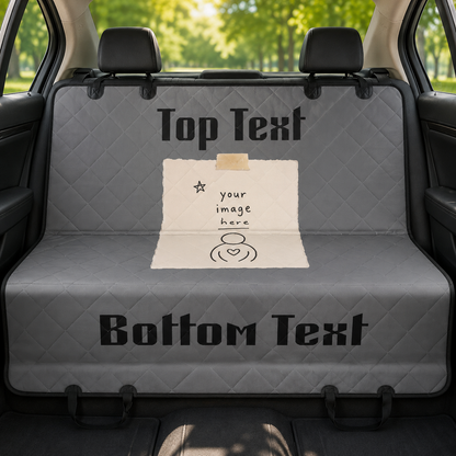 Custom Quilted Pet Seat Cover