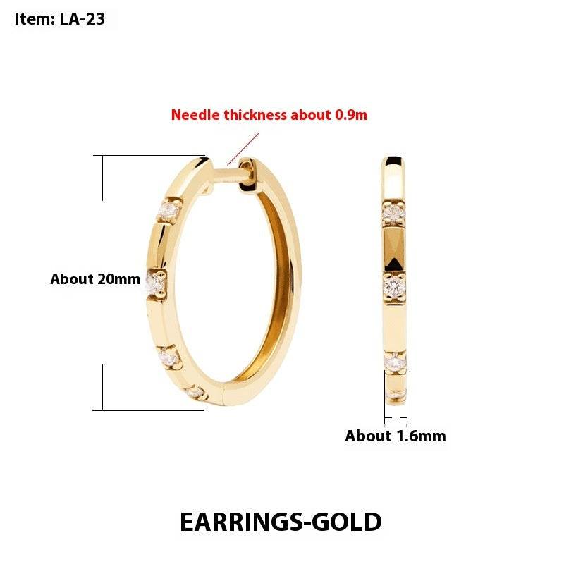 925 Sterling Silver Hoop Earrings - Shop Jobie