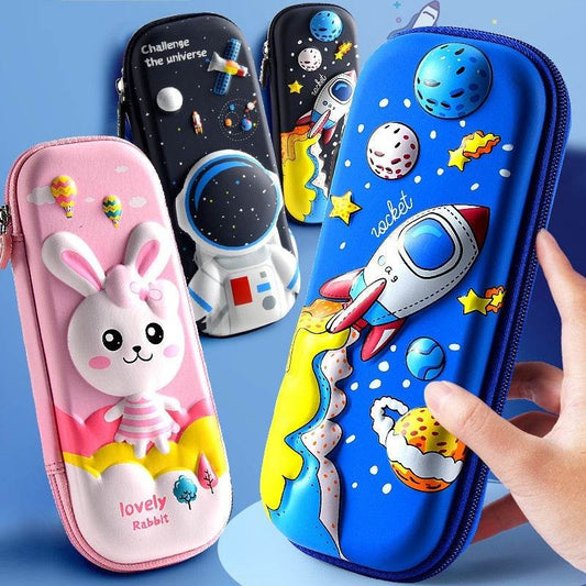 3D Leather Box Pencil Case - Shop Jobie