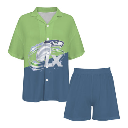 Grear Up! 12's - Women's V-Neck Short Pajama Set