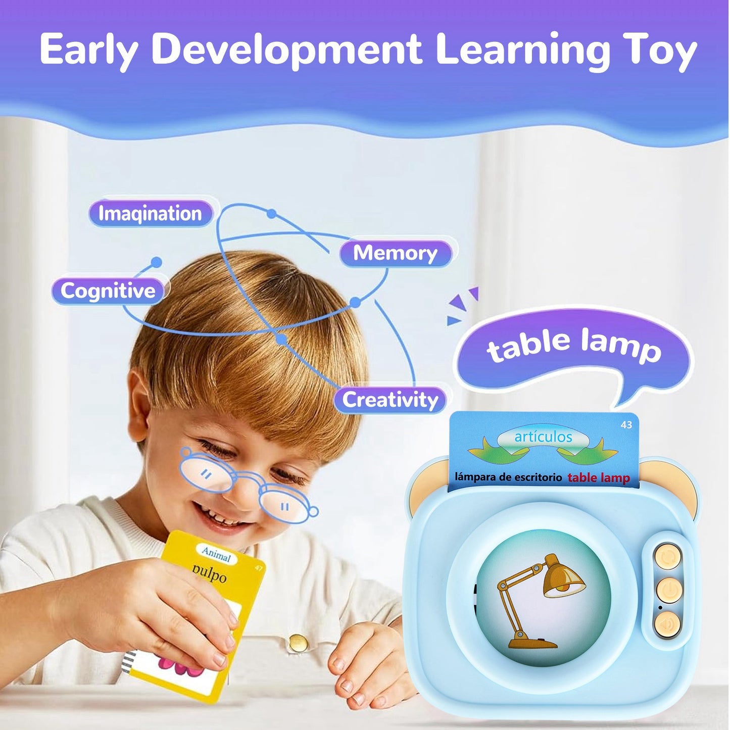 Bilingual Talking Flash Cards - Spanish & English