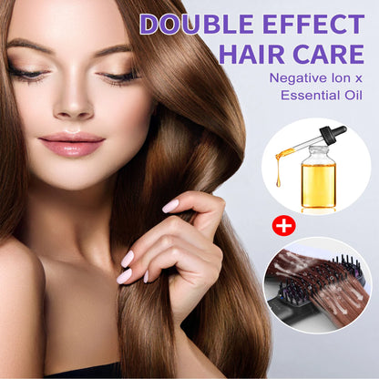 3-Temp Hair Steam Straightening Brush