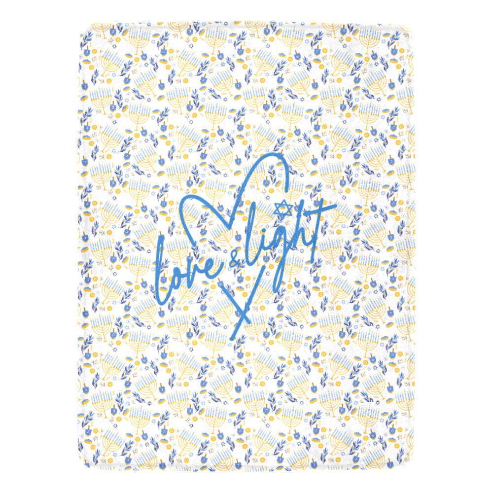 Happy Hanukkah Cozie Hug Blanket