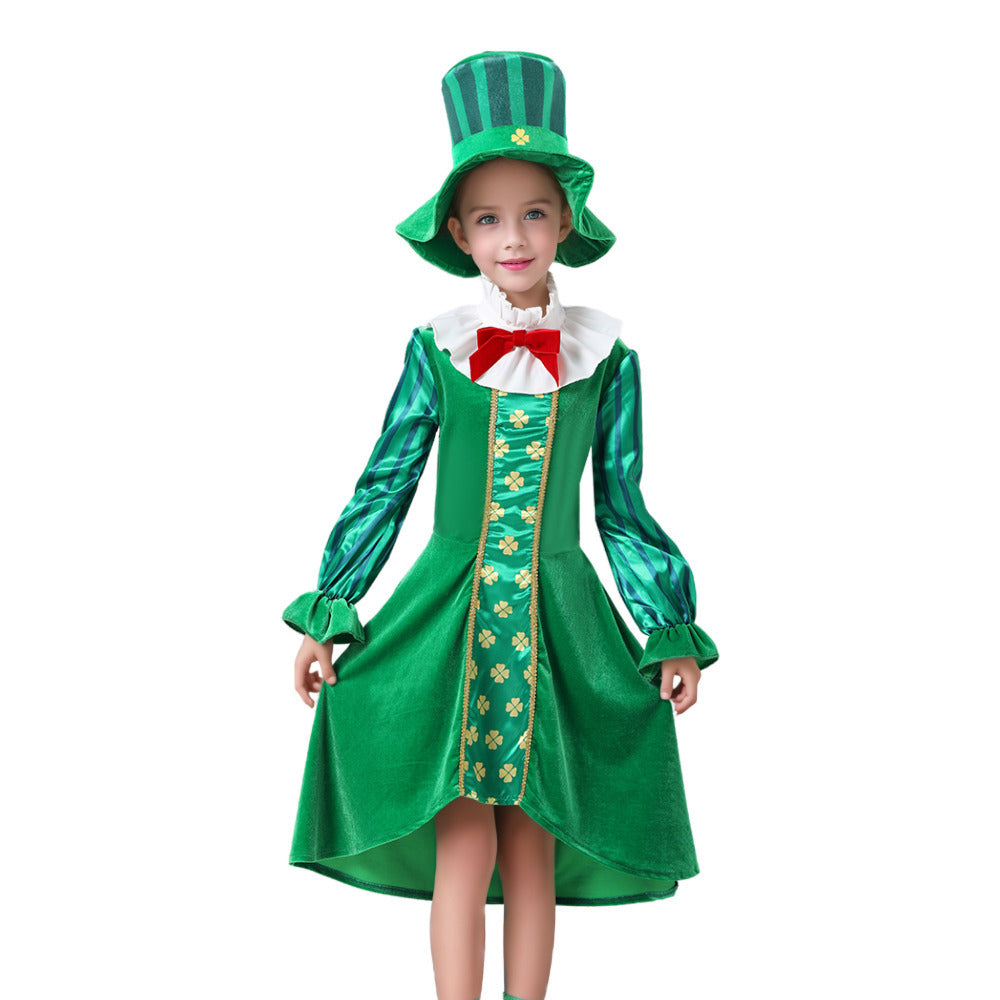 Kiddos St Patrick's Day Irish Cosplay Costume