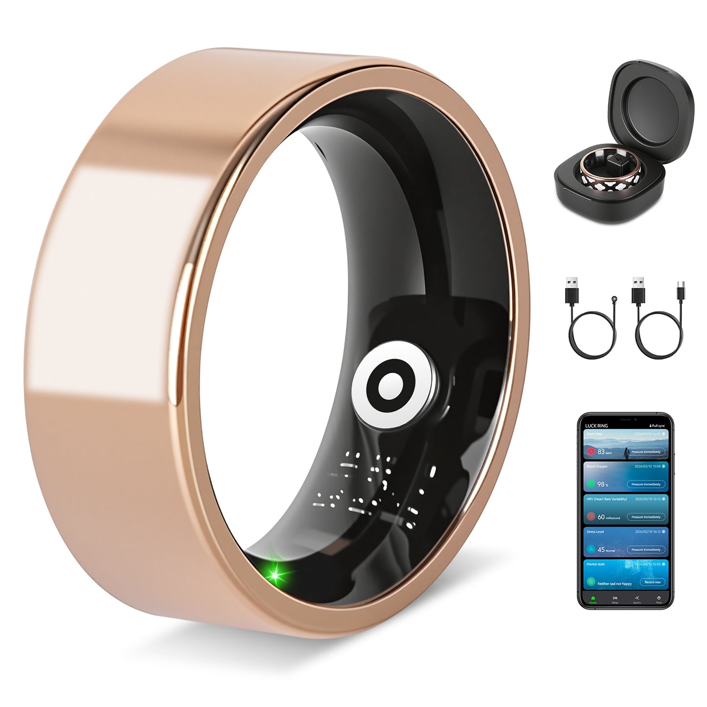 Health & Fitness Smart Ring Tracker