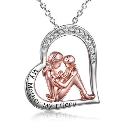 925S Mother Daughter Necklace