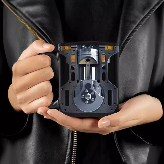Piston Ceramic Coffee Cup