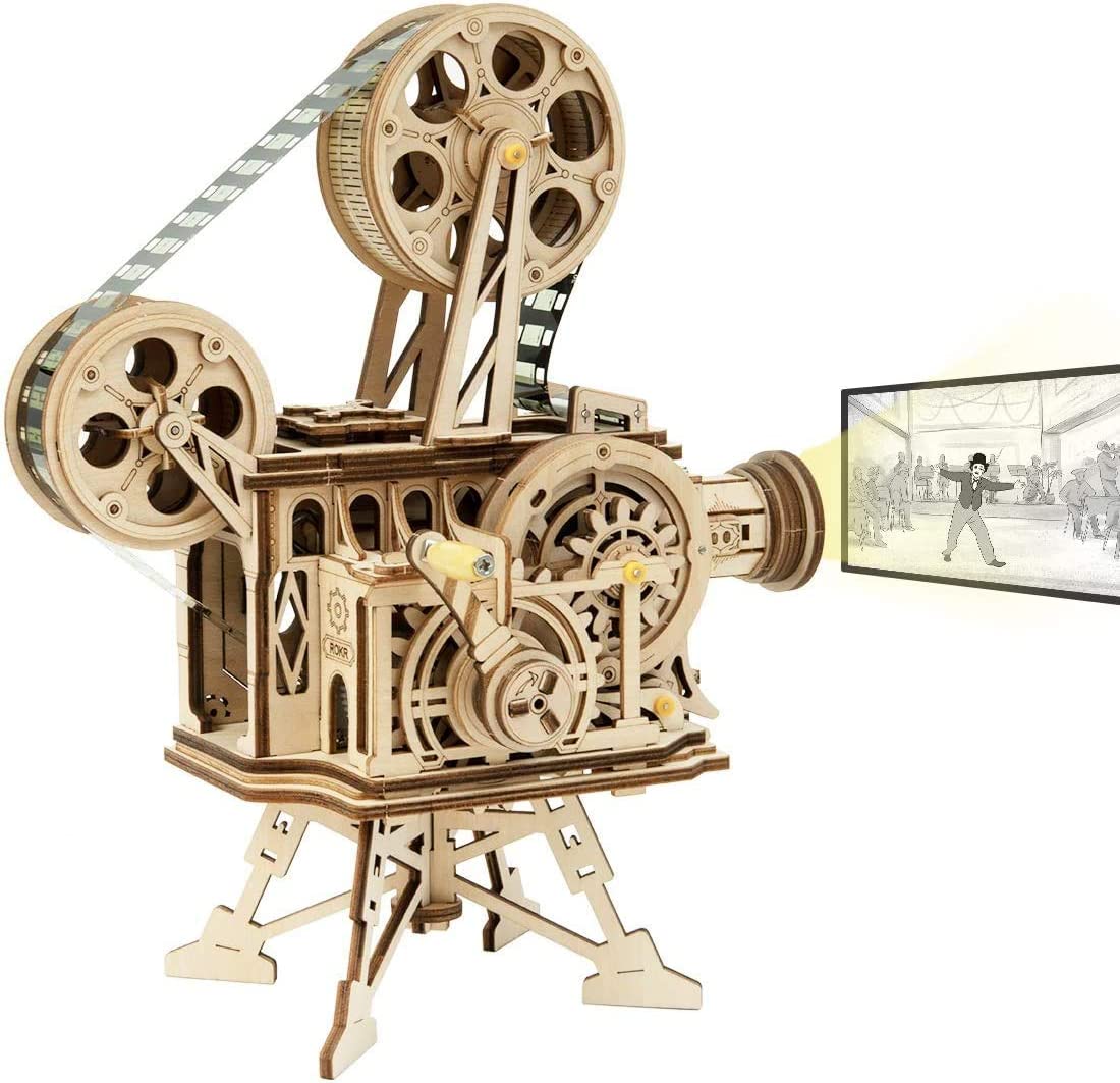 3D Wooden Puzzle Kits - Movie Projector 183pc