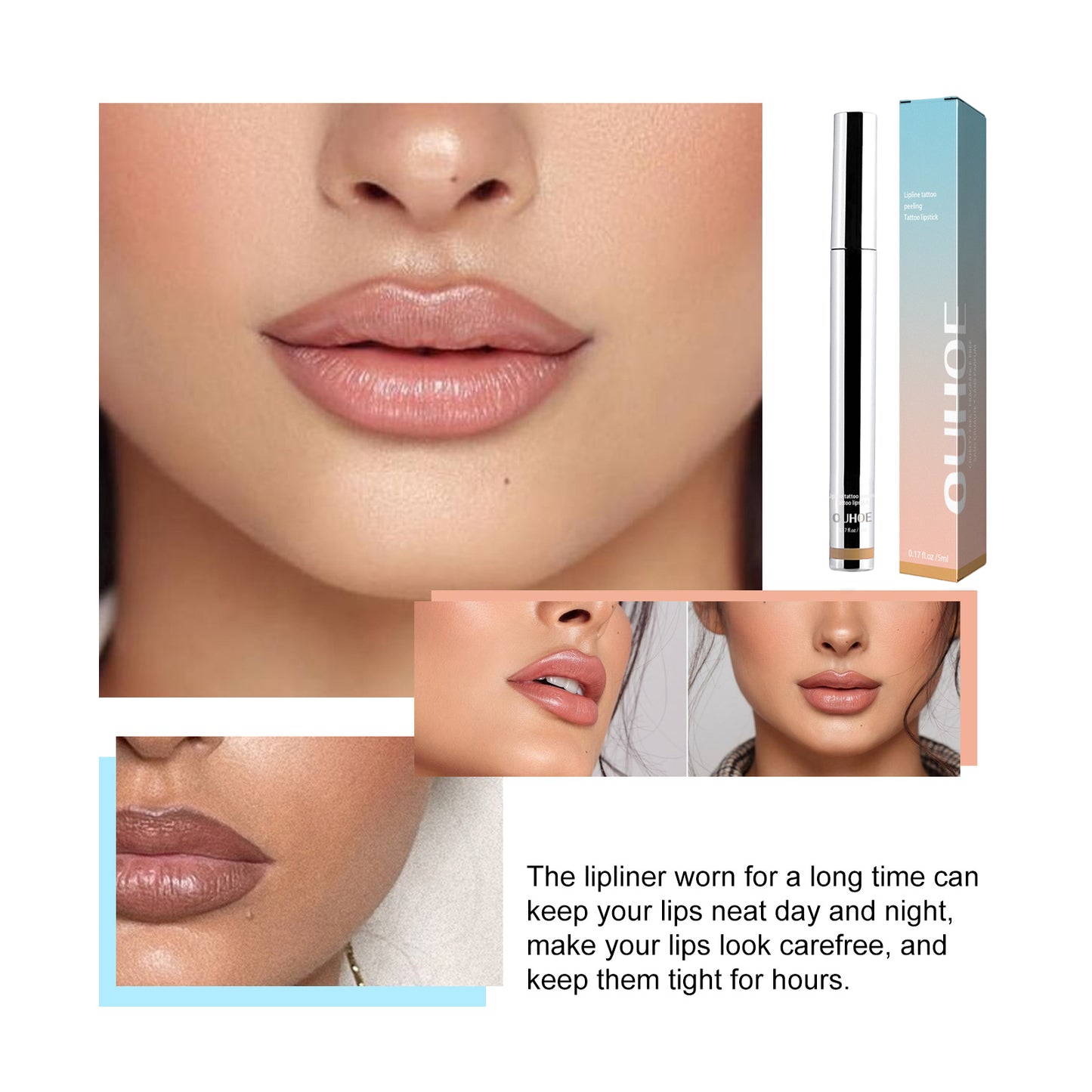 OUHOE Peel Lip Liner Plump Lips