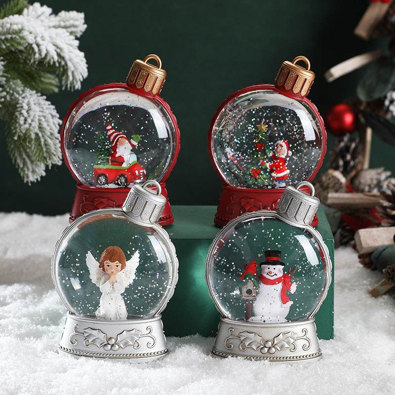 Holiday Faux Snow Globe LED Decor - Shop Jobie
