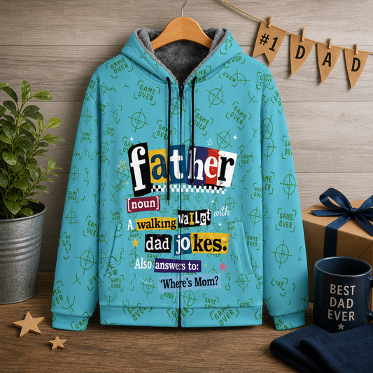 Double Layer Fleece Zippered Hoodie