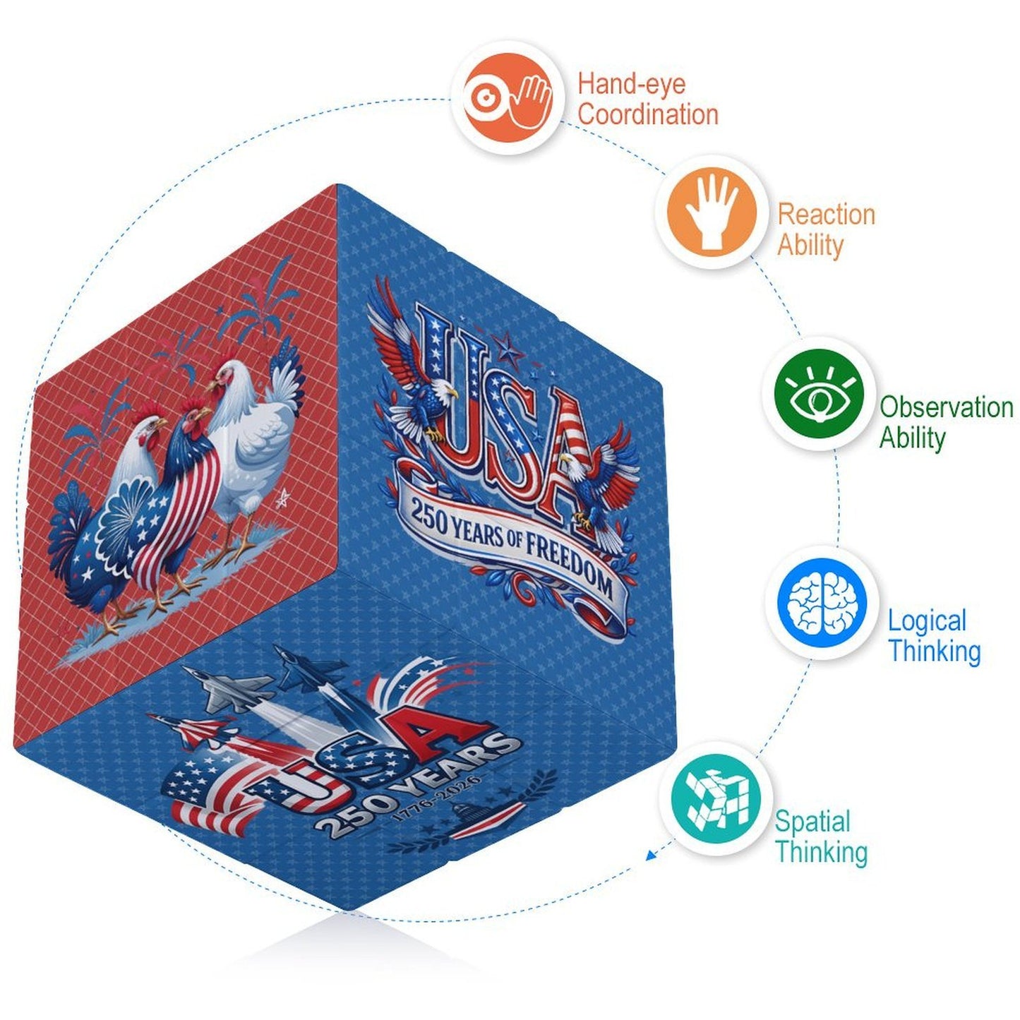 Twist, Turn & Conquer! 3×3 Magic Cube Puzzle