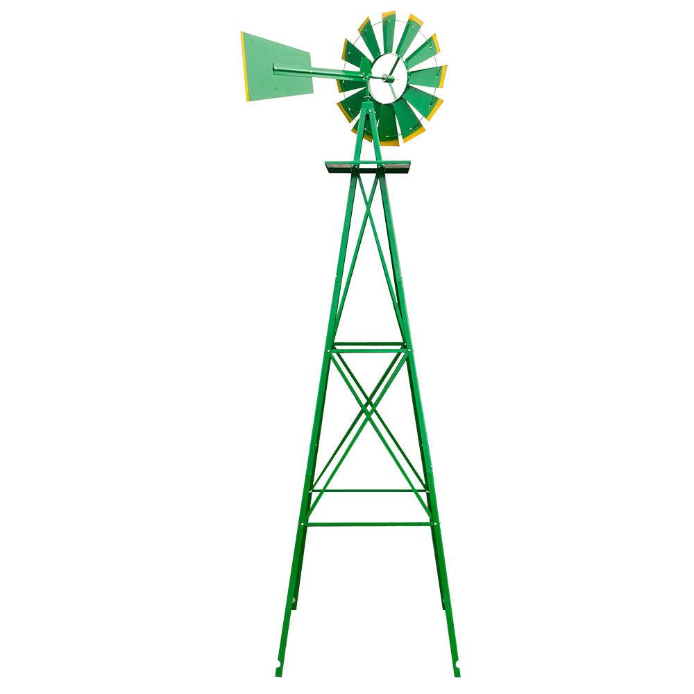 Windmill - 8FT Green Garden Windmill - Shop Jobie