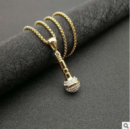 Hip-hop Microphone Necklace