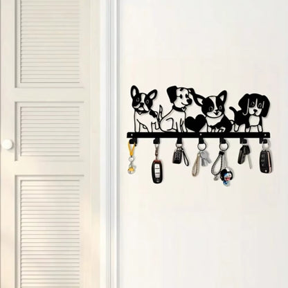 Silhouette - Iron Cartoon Puppy Wall Art