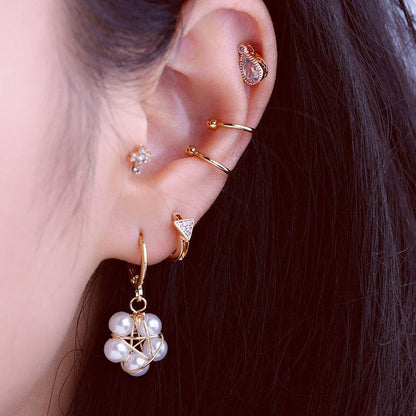 Light Luxury Ocean Series Pearl Earrings - Shop Jobie