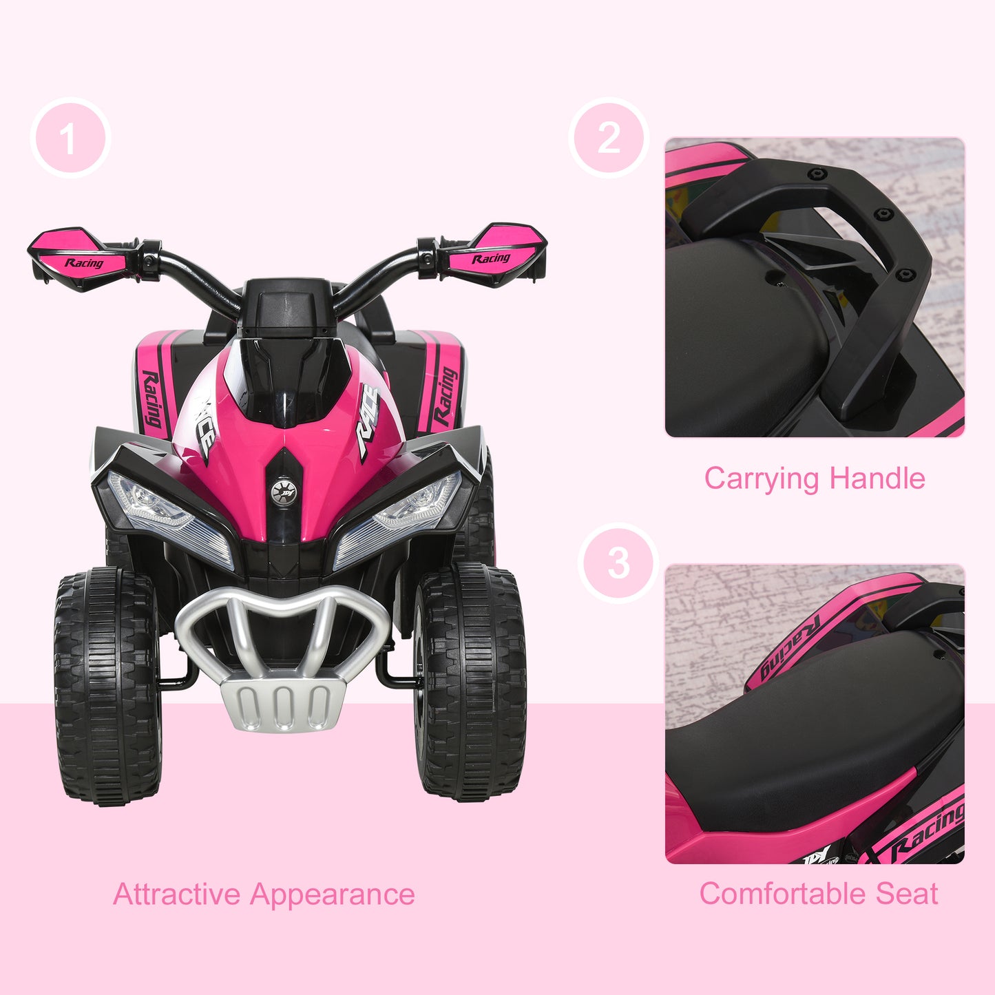 Little-One's Foot-to-Floor ATV Push Car