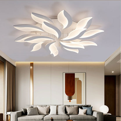 Acrylic Modern Simplicity "Eyebrow" Ceiling Light