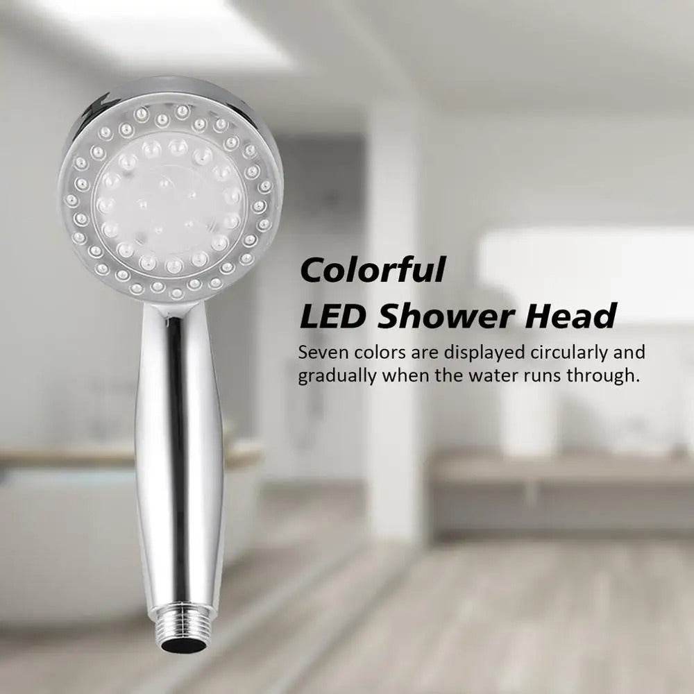 7 Color Handheld LED Shower Head - Shop Jobie