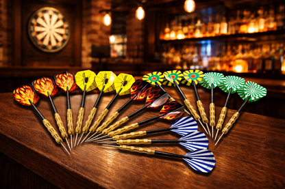 5 Sets (15 Total) Steel Tip Professional Darts