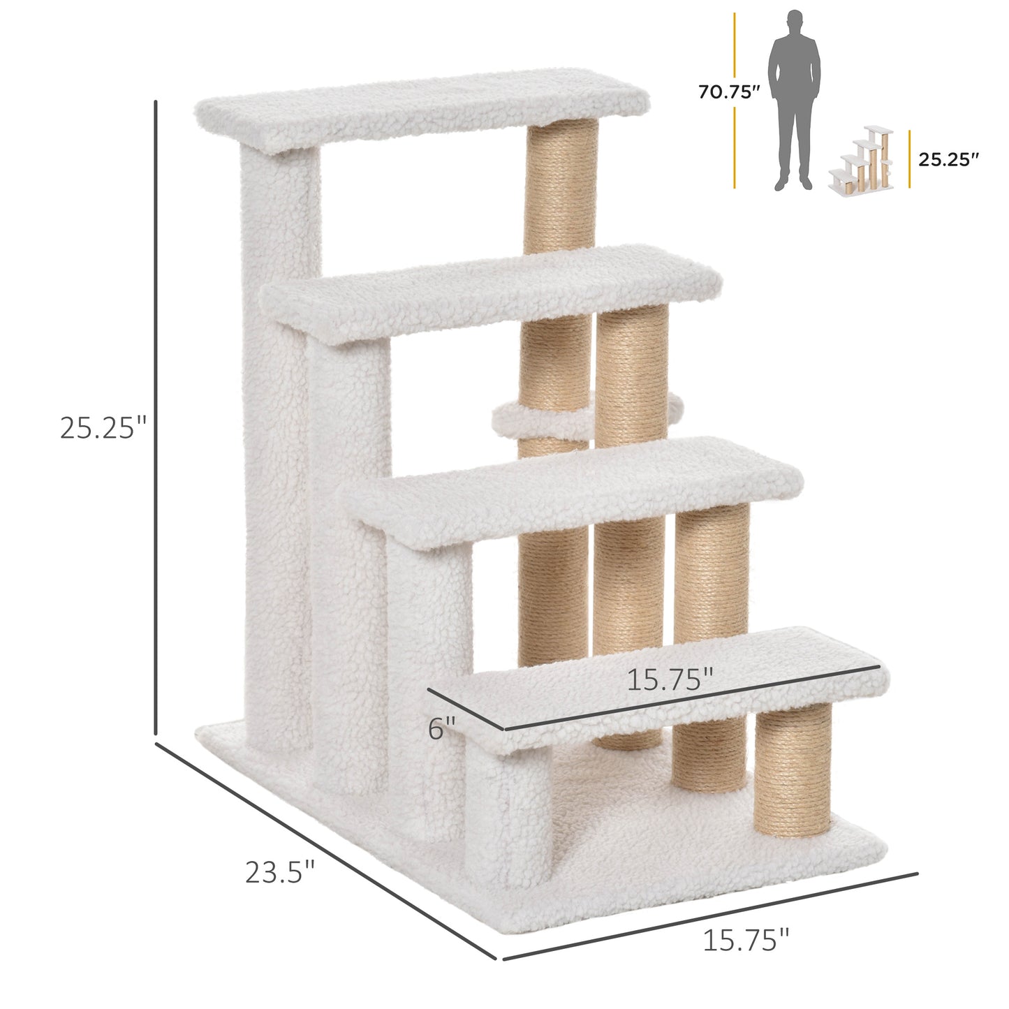 Cat Stairs & Scratching Tree