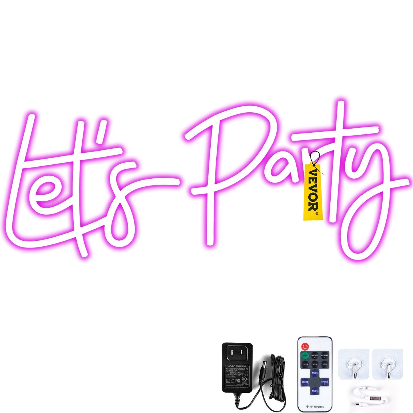 LED Neon “Let’s Party” Sign
