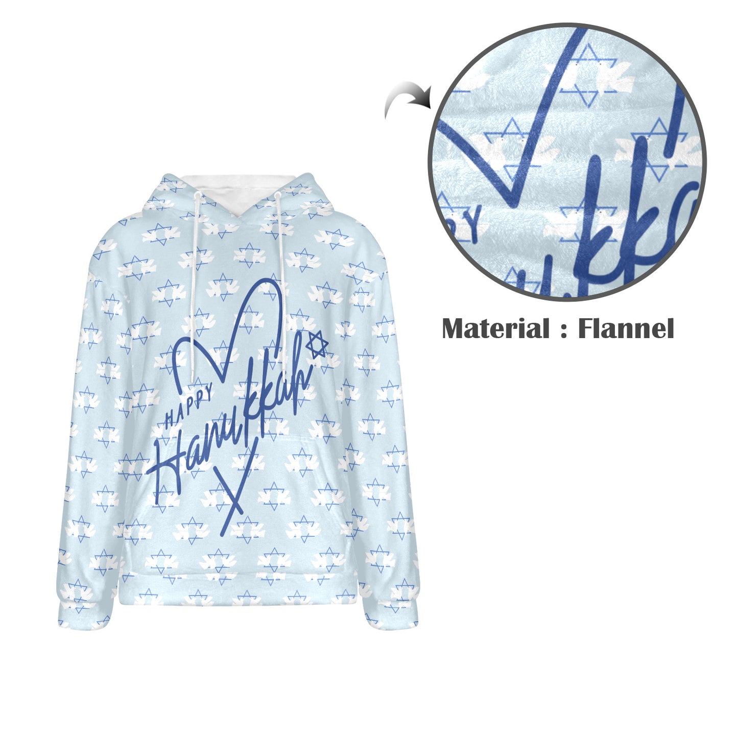 Happy Hanukkah Cozie Hug Hoodie