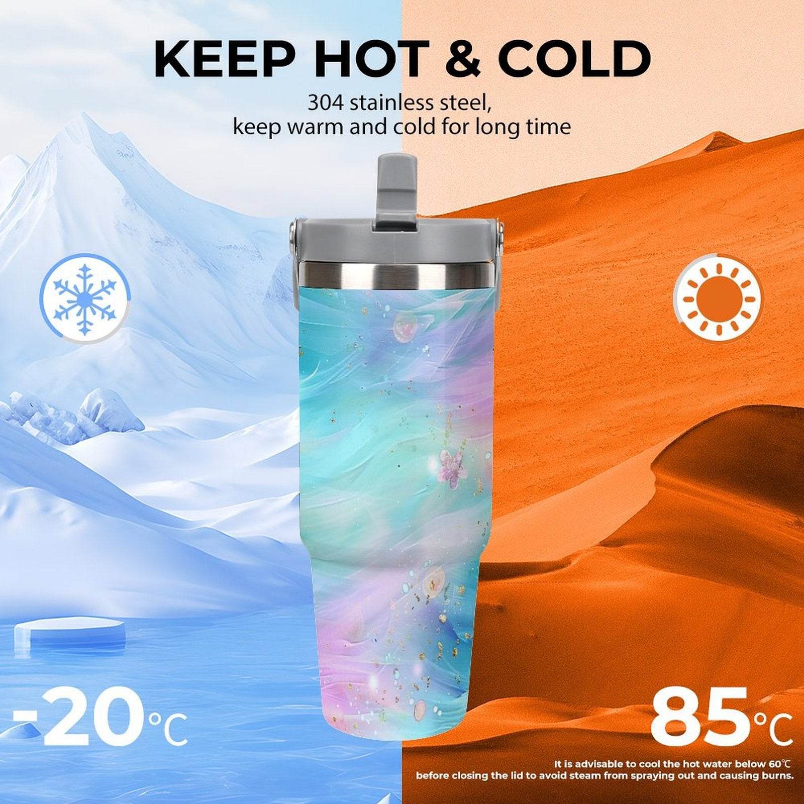 30oz Tumbler with Top Handle - Shop Jobie
