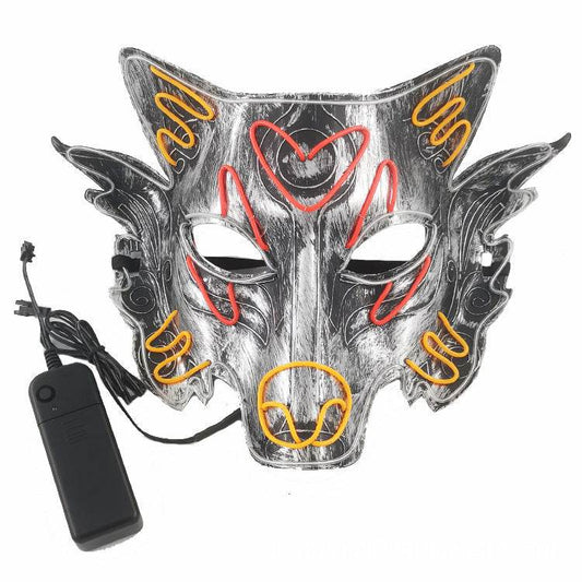 Masquerade Wolf Head Glow Mask - Shop Jobie