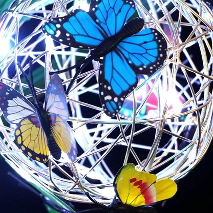 Butterfly Ball Metal Solar Light - Shop Jobie