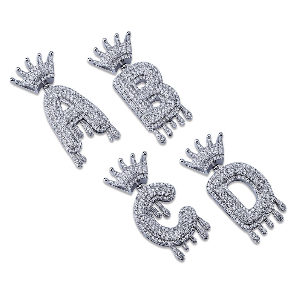 Alphabet Hip Hop Pendant