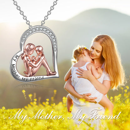 925S Mother Daughter Necklace