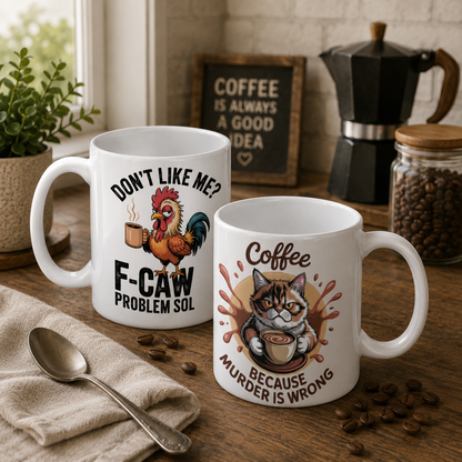 Ceramic Mugs 2pc