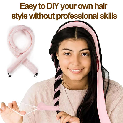 Zero Effort Satin Heatless Hair Curler