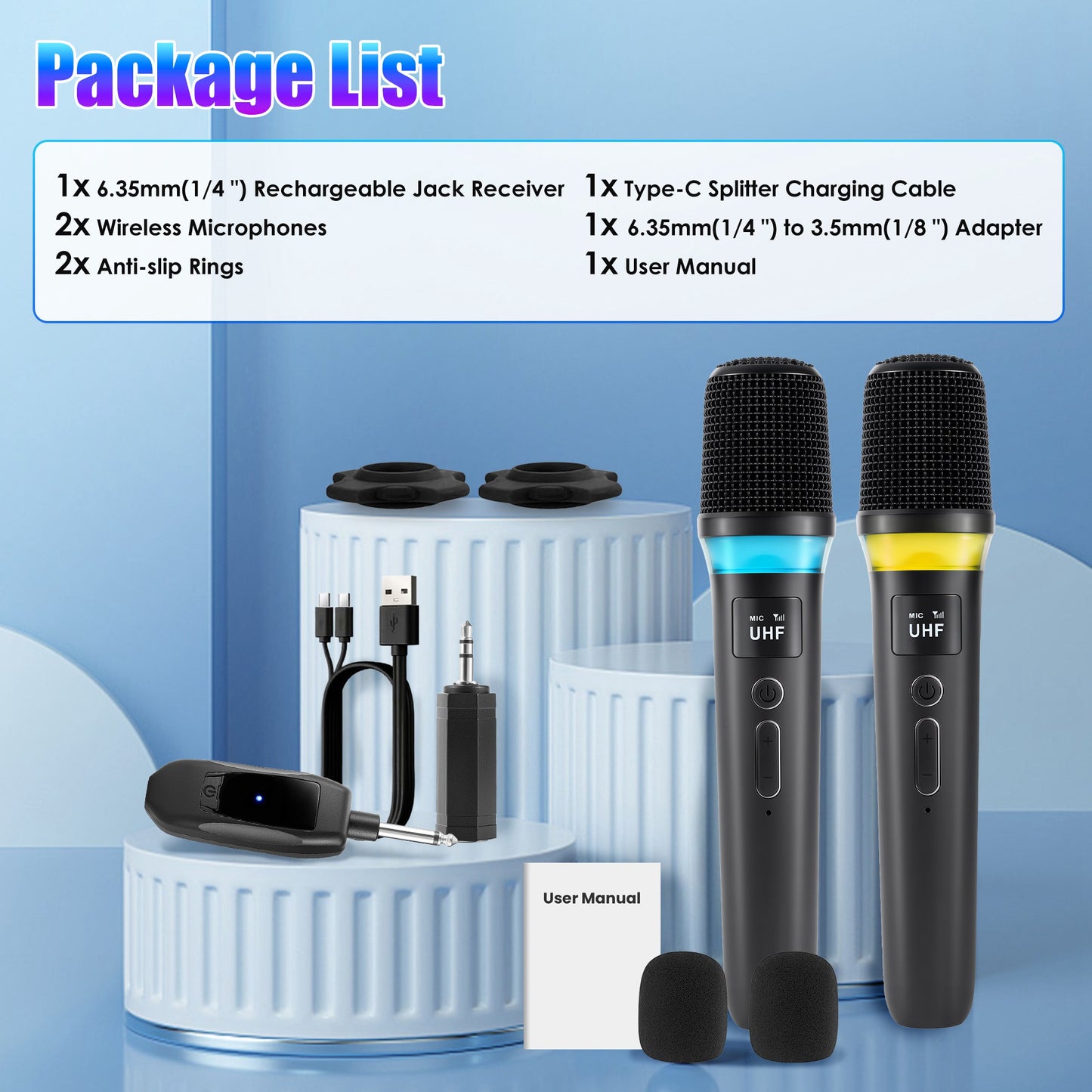 Wireless Microphone - Plug & Play!