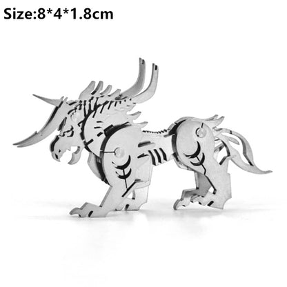 DIY Stainless Steel Golem - Art Model 3D Metal Puzzle