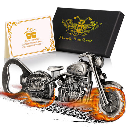 Retro Motorcycle Beer Bottle Opener Gift Box Set