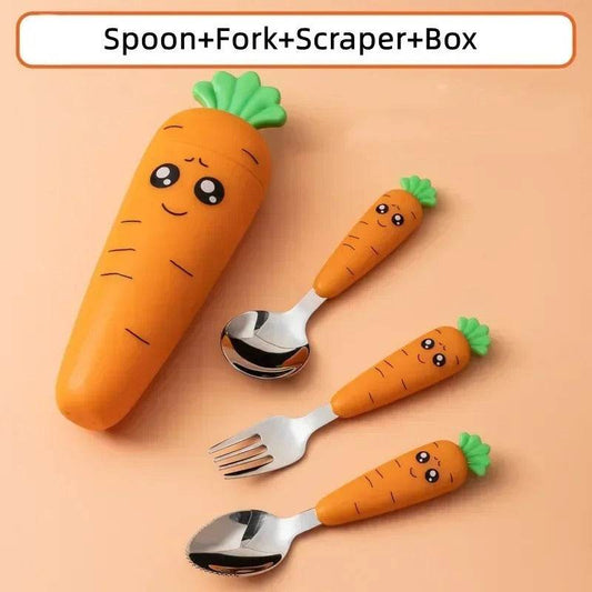 Baby Cartoon Utensil Set - Shop Jobie