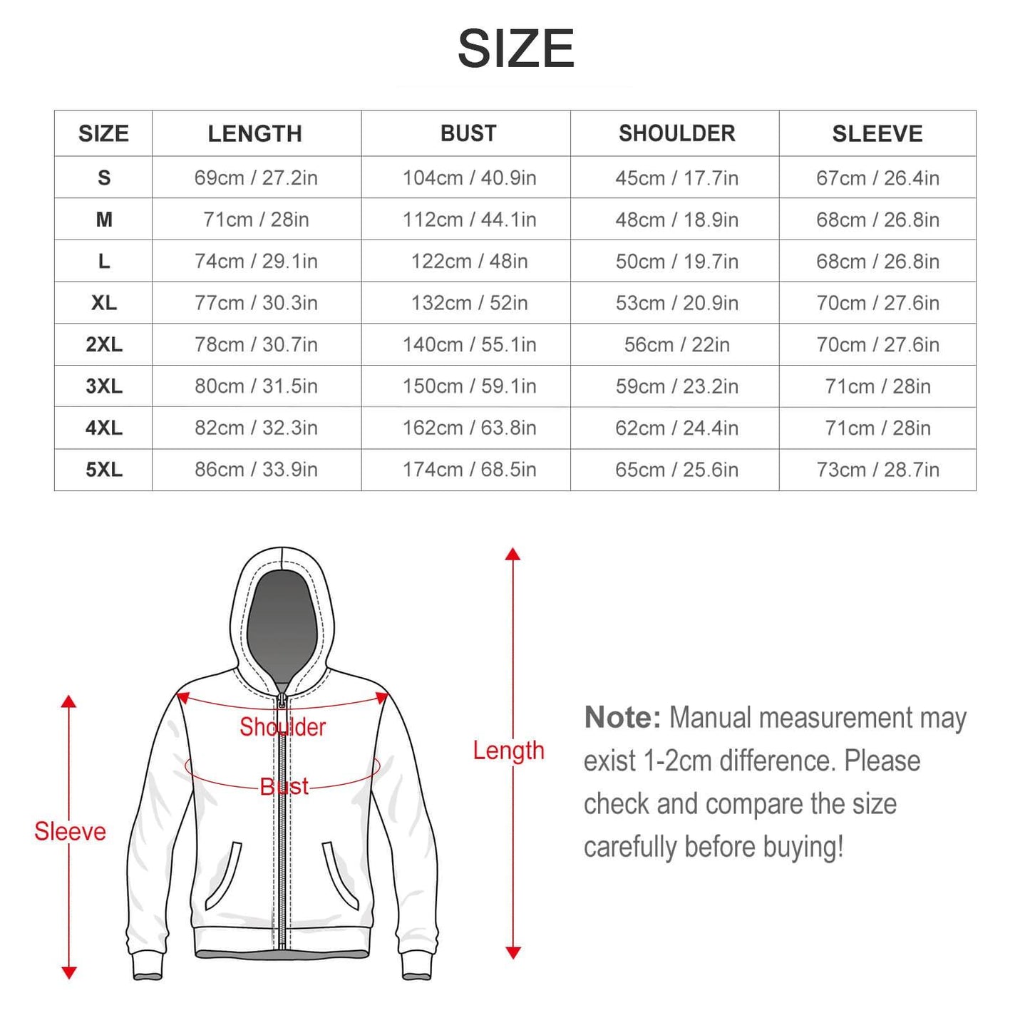 Steampunk Fleece Zippered Hoodie - Shop Jobie