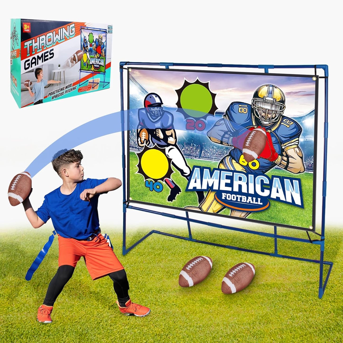 Carnival Football Throwing Game