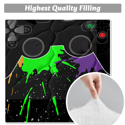 Video Game Controller Comforter Set