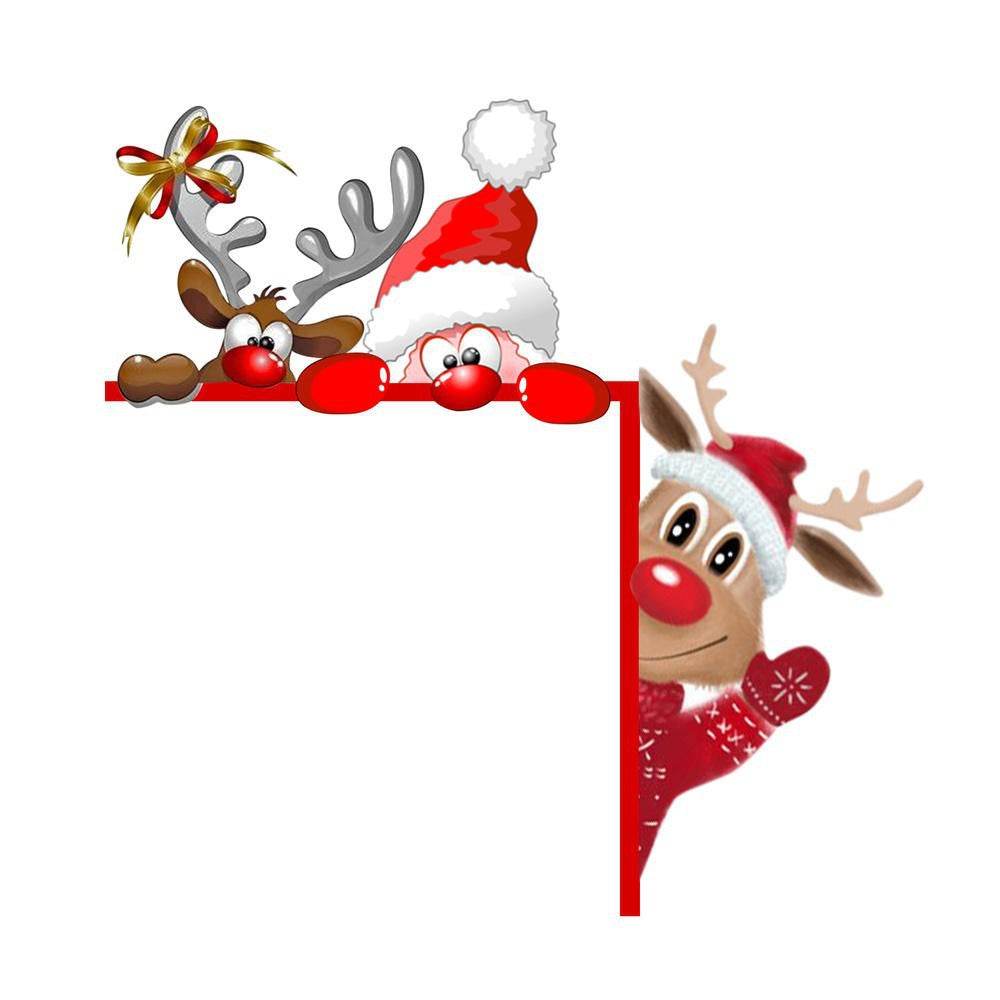 Santa & Friends Corner Door Hanging Decor - Shop Jobie