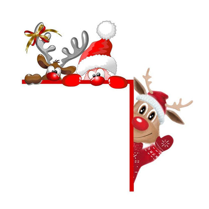Santa & Friends Corner Door Hanging Decor - Shop Jobie
