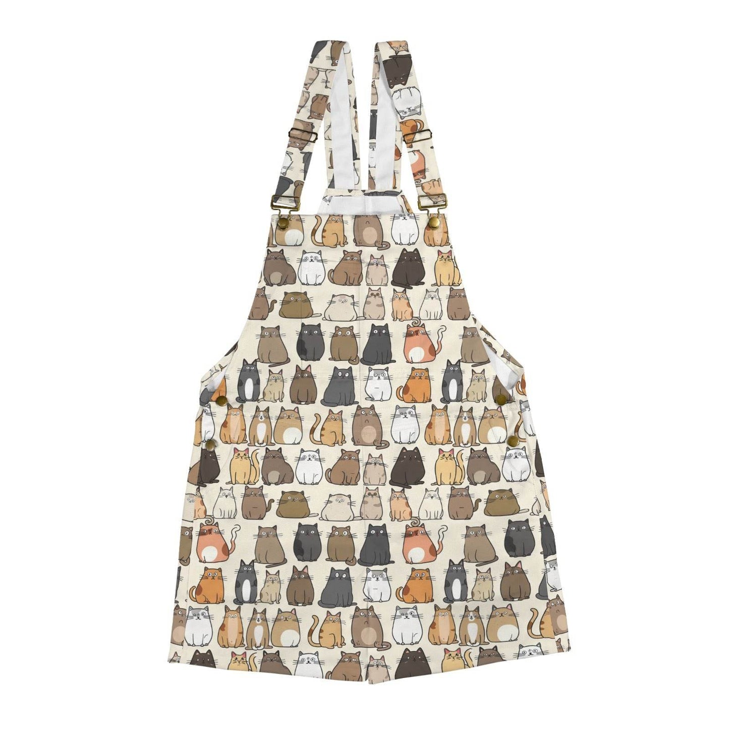 Cats Suspender Jumpsuit - Shop Jobie