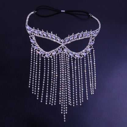 Halloween Masquerade Zircon Catwoman Mask - Shop Jobie