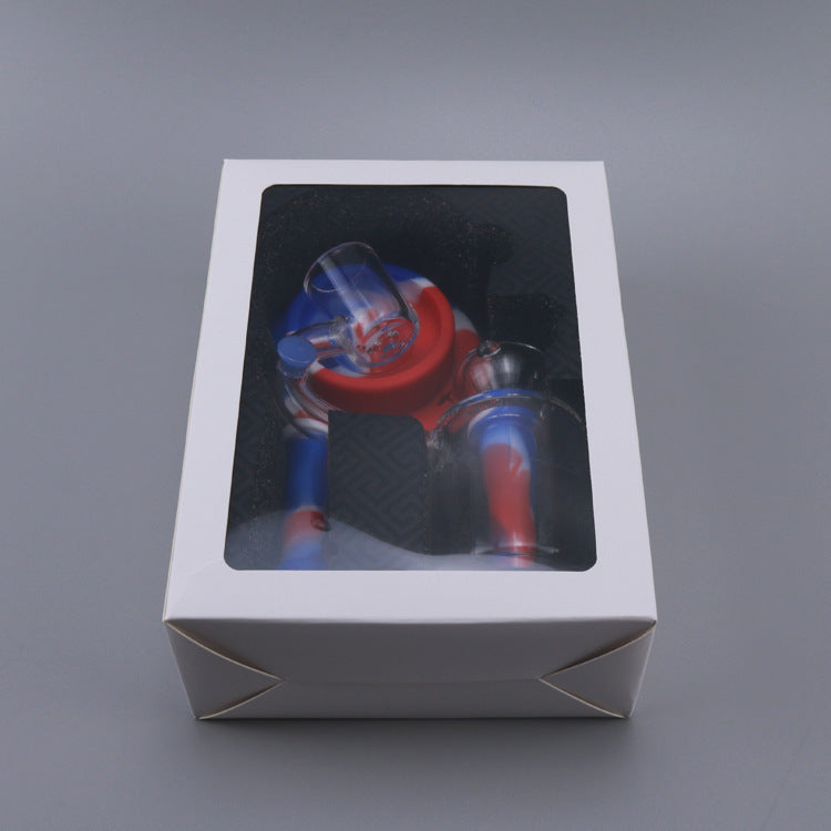 Microscope-Shaped Pipe - Glass w/LED Light