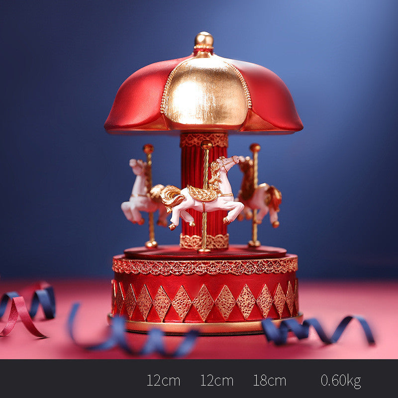 Fantasy Carousel Music Box