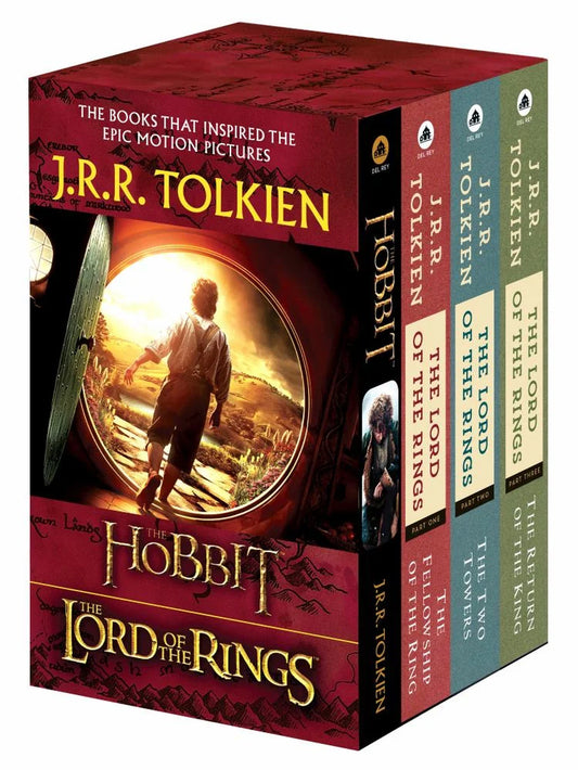 4-Book Boxed Set: the Hobbit and the Lord of the Rings: the Hobbit, the Fellowship of the Ring, the Two Towers, the Return of the King (Media Tie-In) (Paperback)