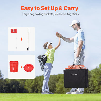 6 Hole Backyard Golf Game Set