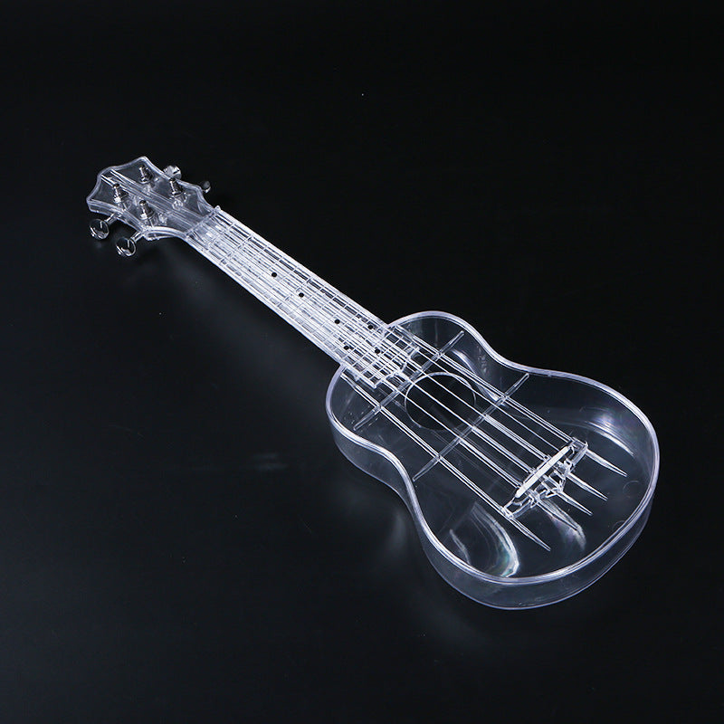 21-inch Transparent Four-String Beginners Ukulele Guitar